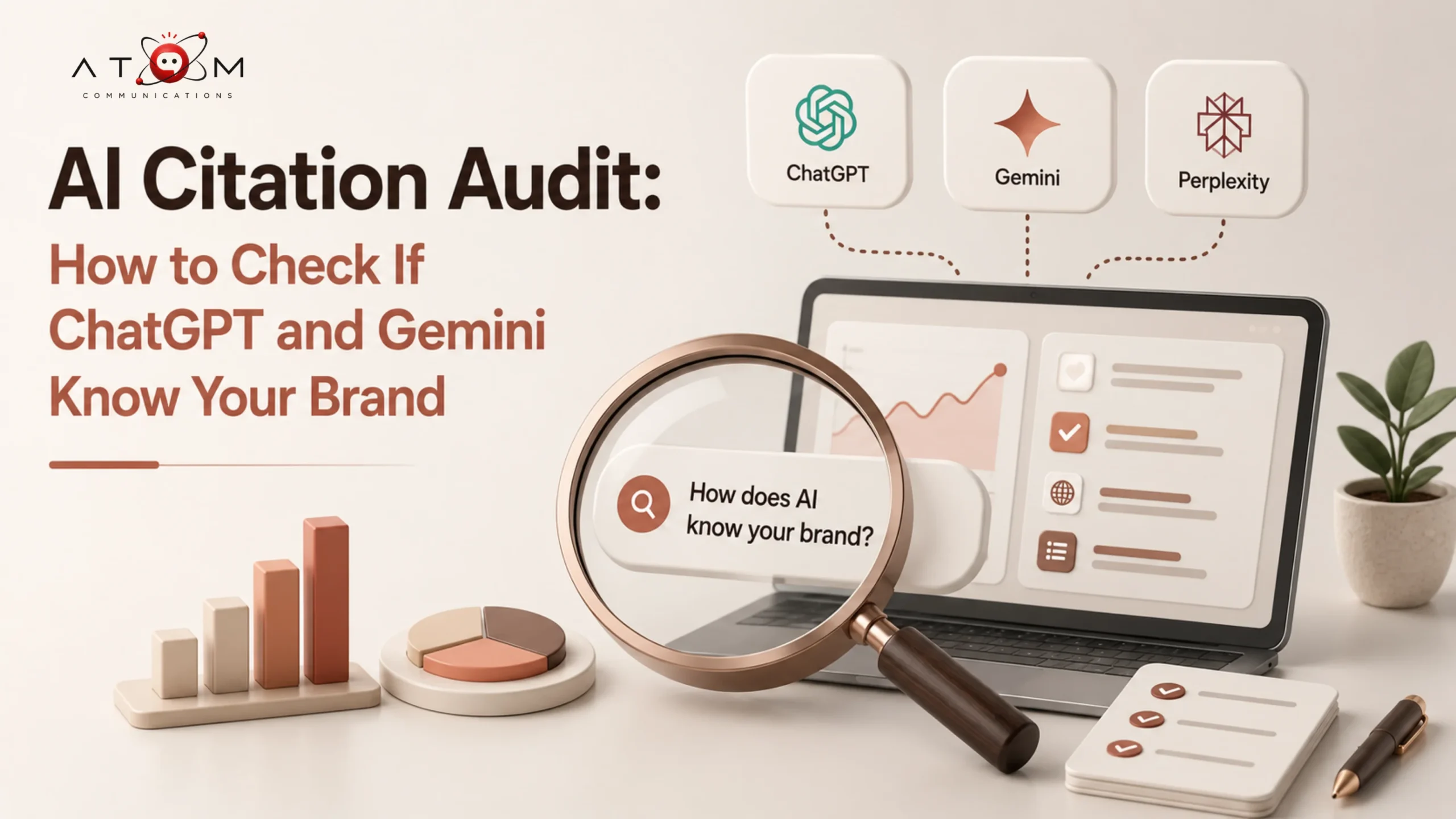 AI citation audit showing how brands appear in ChatGPT, Gemini and Perplexity