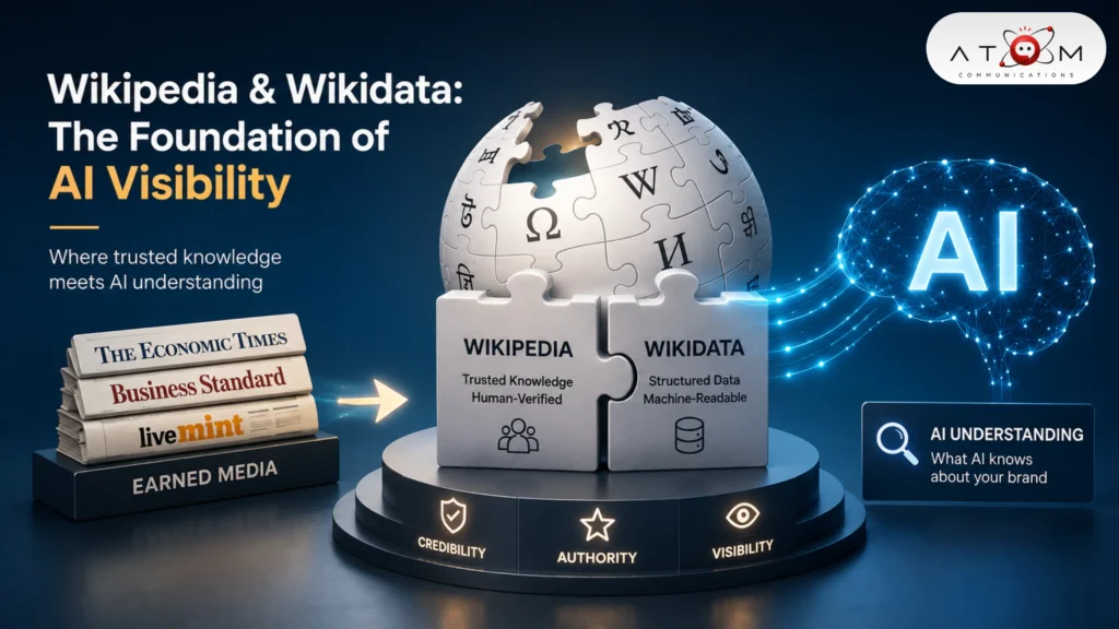 Wikipedia and Wikidata supporting AI visibility and brand entity understanding