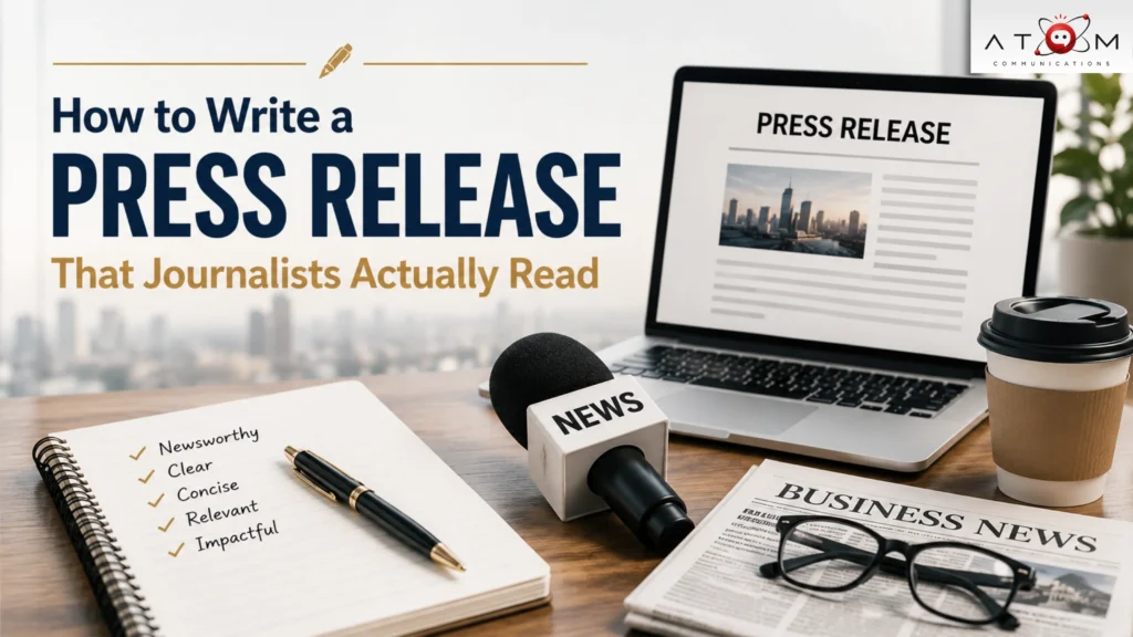 How to write a press release that journalists actually read